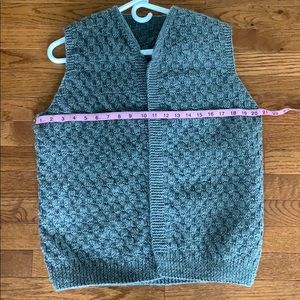 Knitted Grey Vest